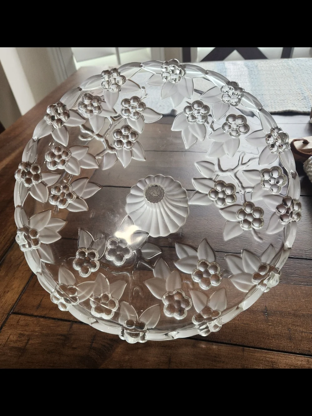 Vintage Mikasa Walther-Glass pedestal cake plate in the Carmen pattern - Picture 5 of 7